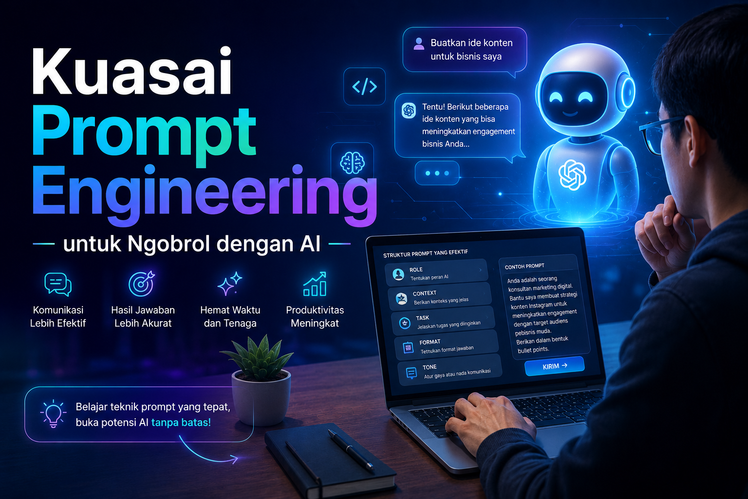 Kuasai Prompt Engineering untuk Ngobrol dengan AI